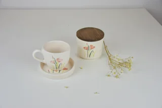 فنجان چای خوری طرح نازنین