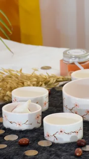 کاسه هفت سین سرامیکی نیلابی