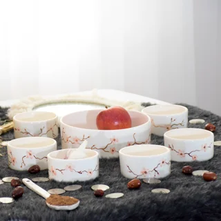 هفت سین سرامیکی نیلابی هفت تکه