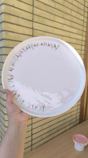 سینی گرد لبه کوتاه