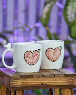 ست دو عددی ماگ استوانه‌ای