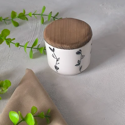 بانکه سرامیکی کوچک سر چوبی