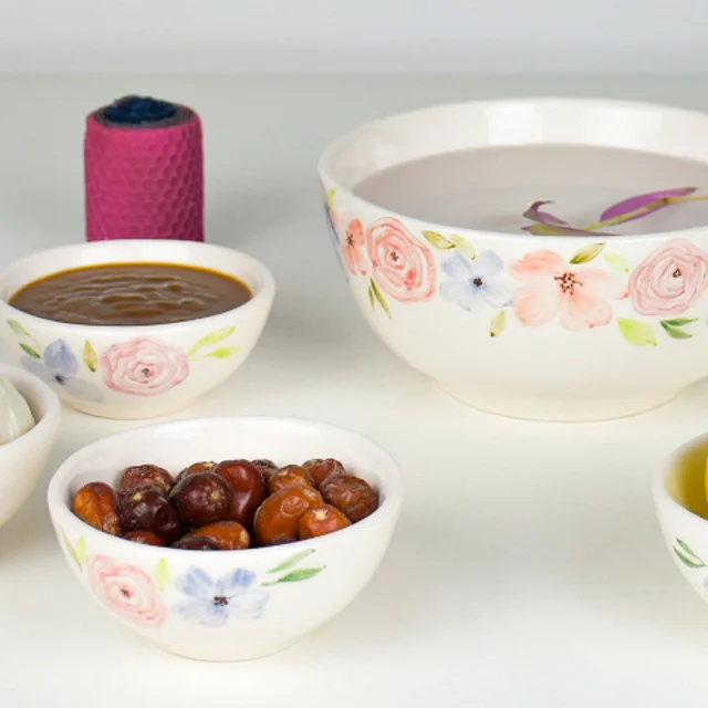 هفتسین مینیمال طرح رز برند نیلابی