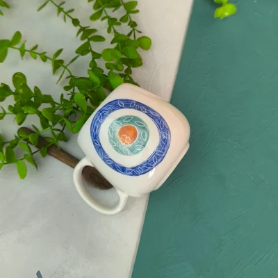 ماگ سرامیکی طرح چشم زخم