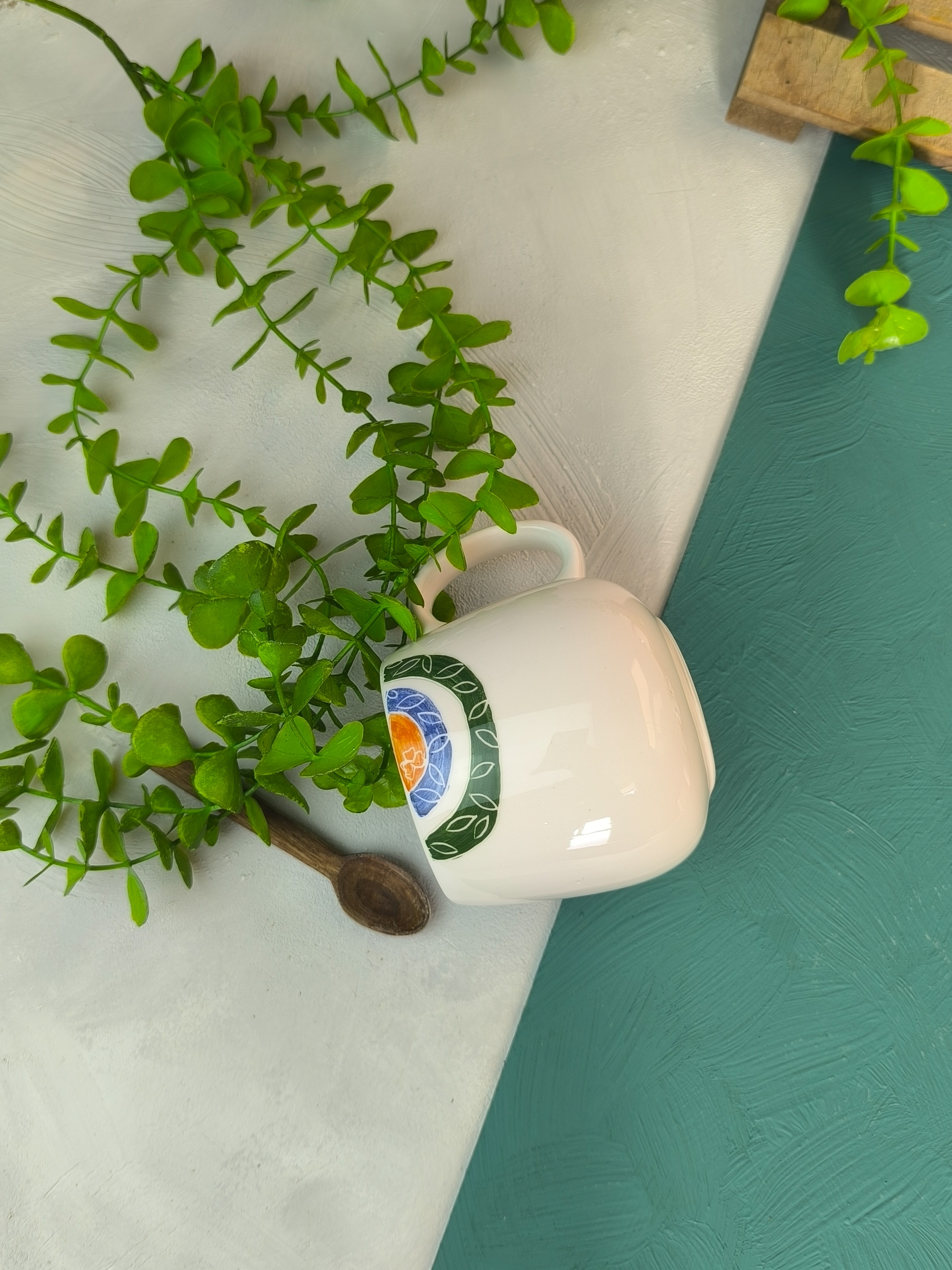 ماگ سرامیکی طرح چشم زخم