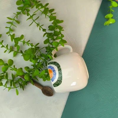 ماگ سرامیکی طرح چشم زخم