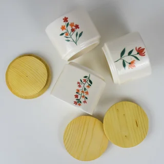 بانکه آشپزخانه در چوبی سه عددی سرامیکی