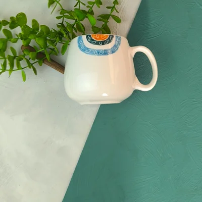 ماگ سرامیکی طرح چشم زخم