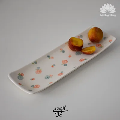 دیس کشیده سرامیکی رولتخوری نیلابی در ۷ طرح متنوع