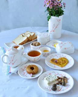 ست صبحانه‌خوری دو نفره 14 تکه